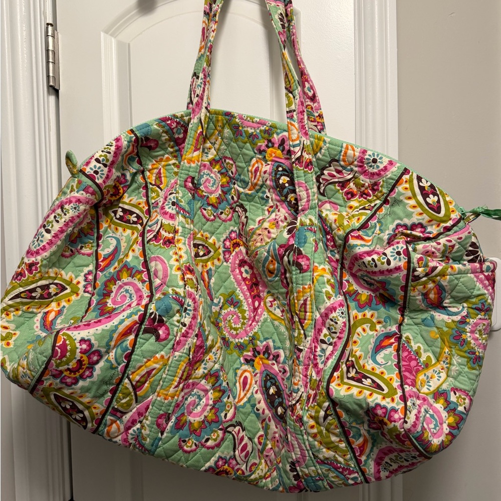 Vera Bradley Multicolor Paisley Travel Bag
